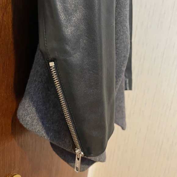Fall Sale! Theory Women’s Jacket Wool/Cashmere/Leather - Picture 4 of 4